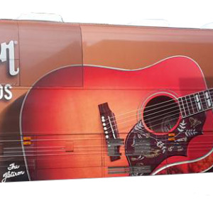 Custom guitar wrap and vinyl graphics