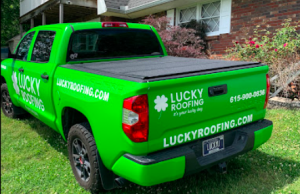 Lucky Roofing Car Wrap from Twisted Concepts Testimonial